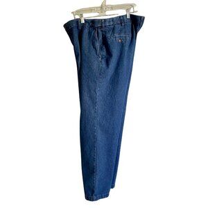 Haggar Denim Pants with Hidden Expandable Waistband 38 x 31